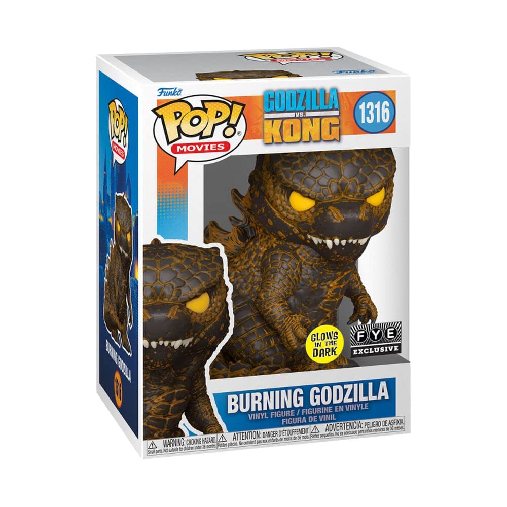 Funko Pop! Movies - Godzilla vs Kong - Burning Godzilla - 1316 (Glows)