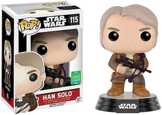 Funko Pop Star Wars Han Solo With Chewbacca Bowcaster SDCC 2016 Exclusive Figure - 115