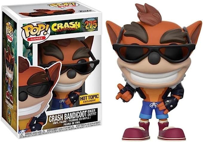 Funko Pop! Games Crash Bandicoot #275 (Biker Outfit)