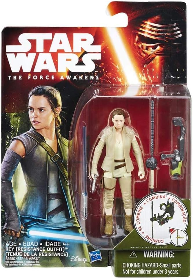Star Wars The Force Awakens - Rey (Resistance Outfit) - 3.75" Action Figure