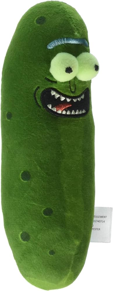 Rick and Morty - Galactic Plushies - 7in - Pickle Rick (Happy)