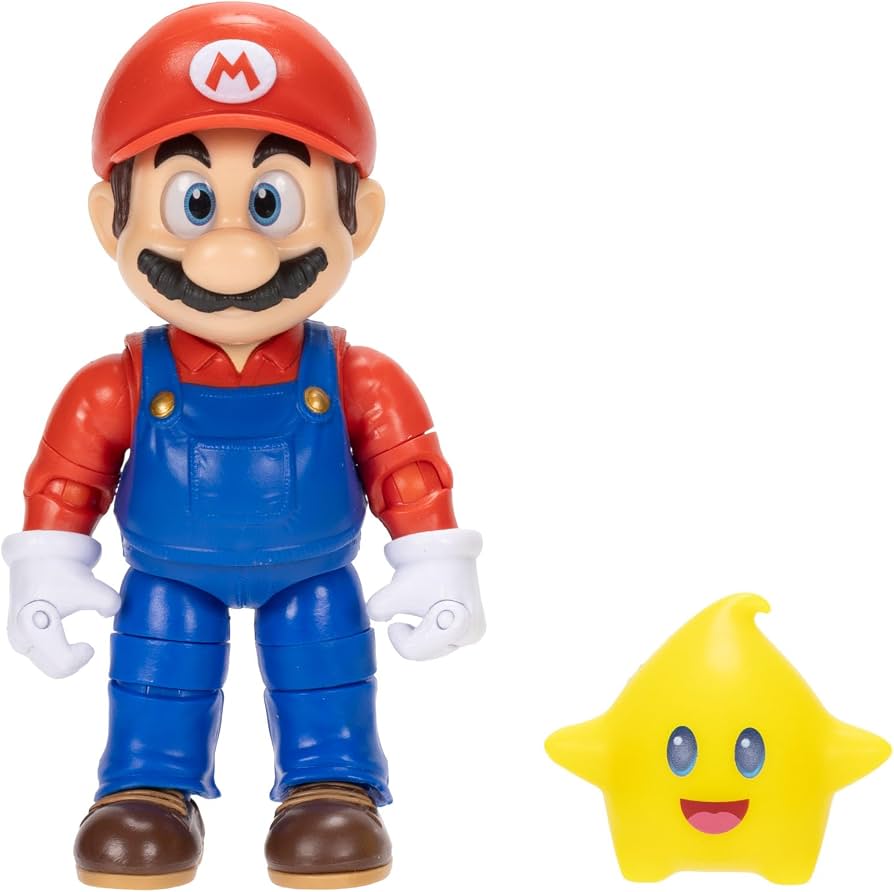 Jakks Pacific - The Super Mario Galaxy Movie - Mario Action Figure