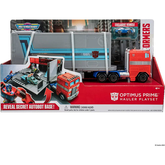 Transformers x Micro Machines - Optimus Prime Hauler Playset - Exclusive Autobot Corvette