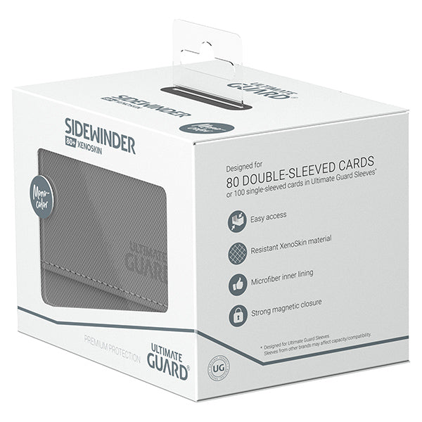 Deck Case: SideWinder 80+ Standard Size Monocolor - Grey