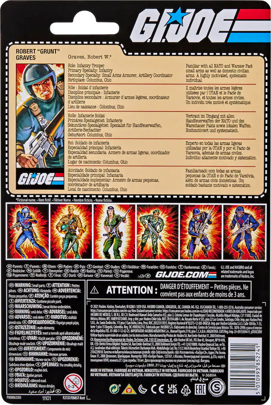 G.I. Joe Retro Collection - Robert Grunt Graves - 3.75" Action Figure