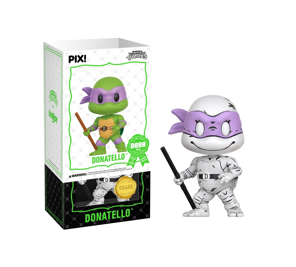 Thrilljoy PIX! Teenage Mutant Ninja Turtles Donatello Chase (Black and White)