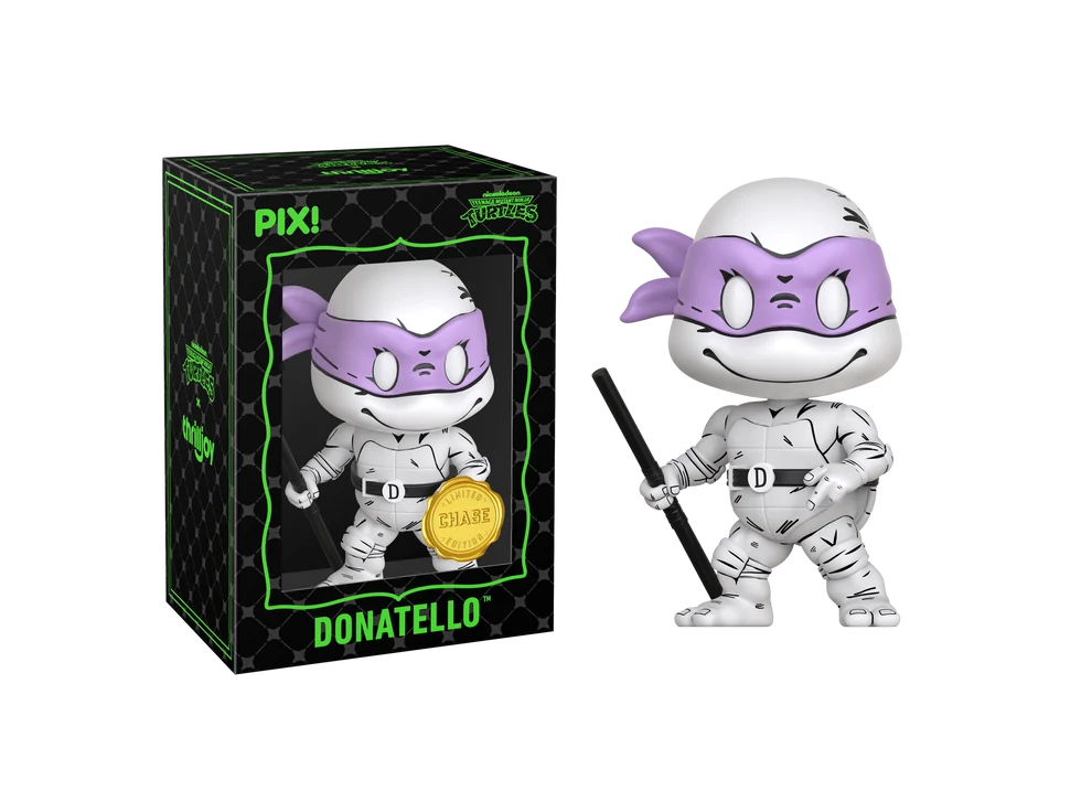 Thrilljoy PIX! Teenage Mutant Ninja Turtles Donatello Chase (Black and White)