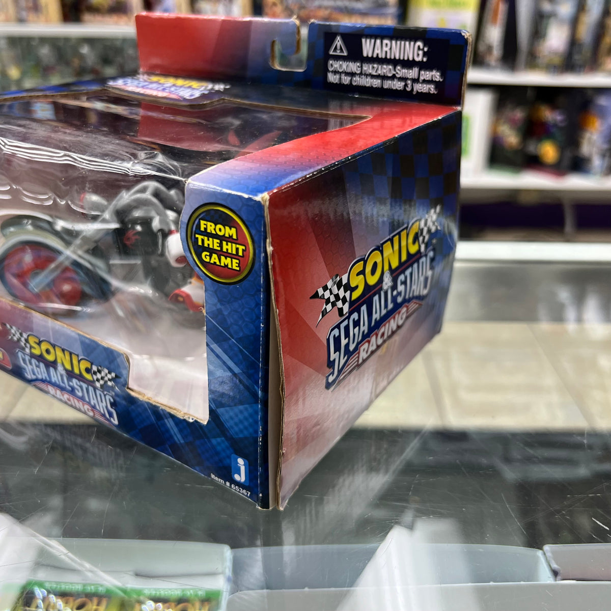 Sonic The Hedgehog - Sega All-Stars Racing - Shadow w/ Dark Rider Motorcycle - 2010