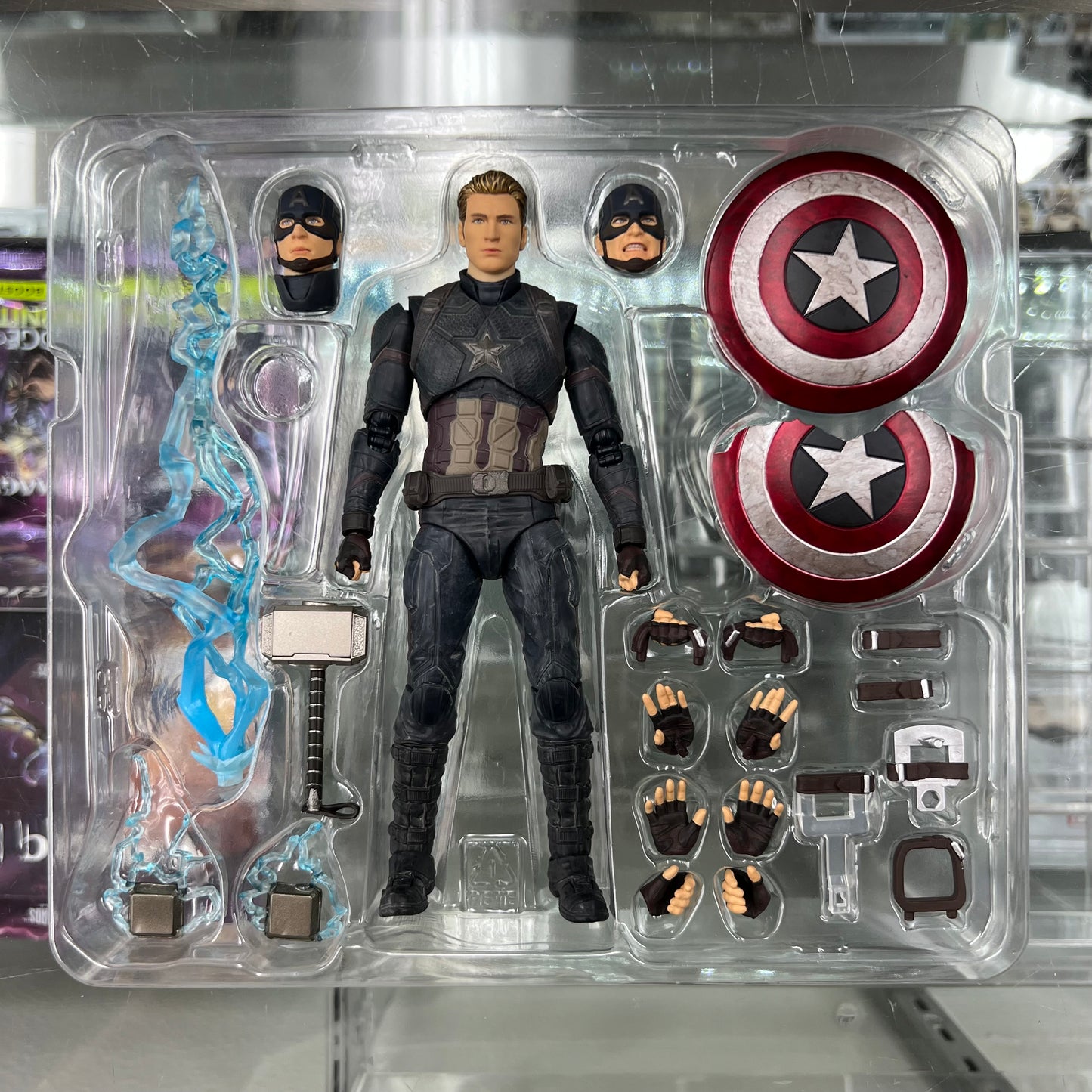 S.H.Figuarts - Avengers Endgame - Captain America (Final Battle) Edition - Action Figure (OPEN BOX)