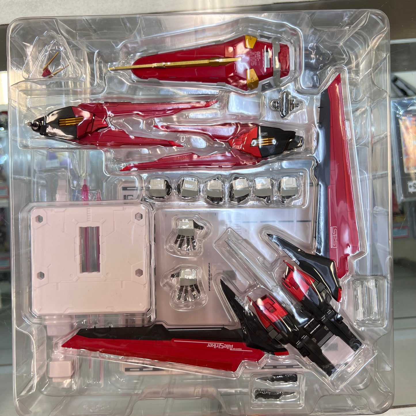 Bandai Metal Build Gundam SEED Aile Strike Gundam Figure (OPEN BOX)