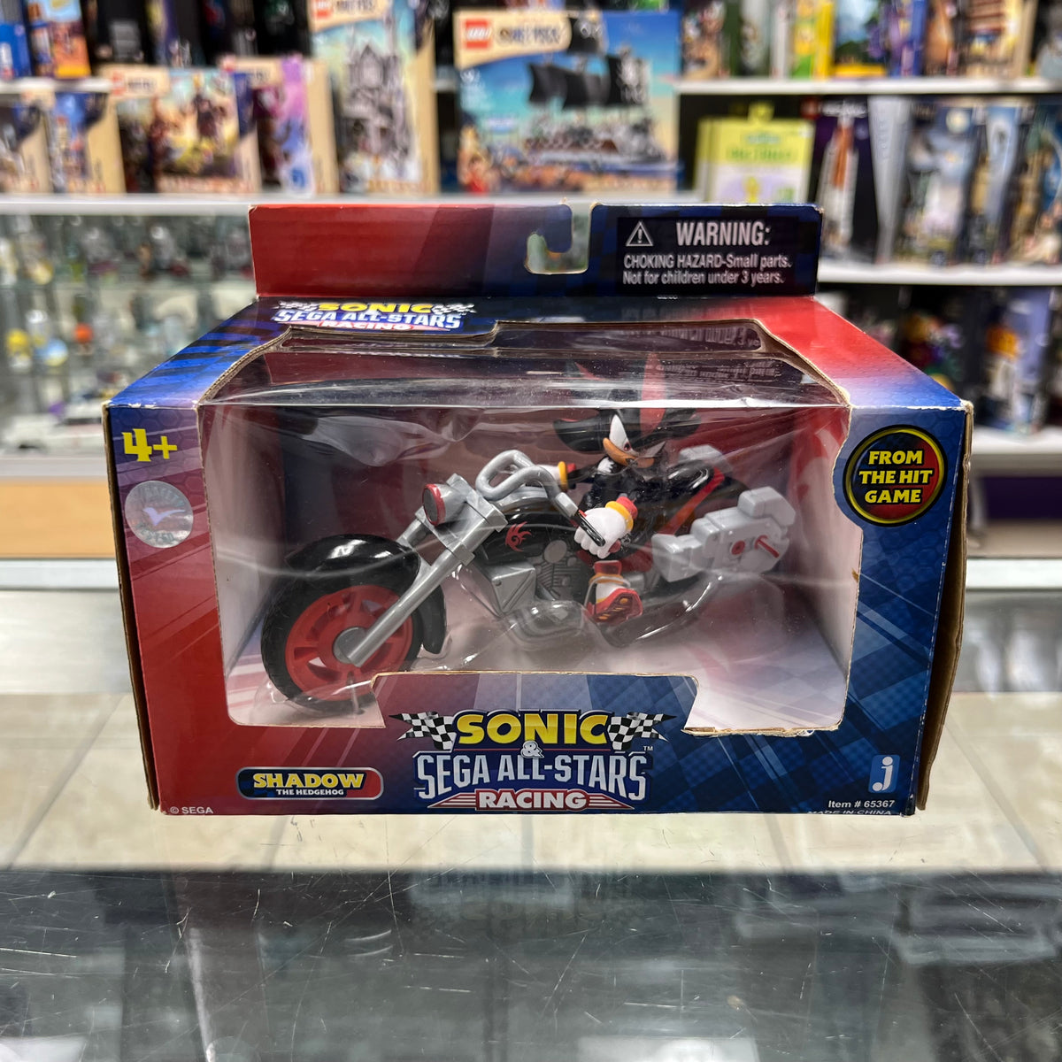 Sonic The Hedgehog - Sega All-Stars Racing - Shadow w/ Dark Rider Motorcycle - 2010
