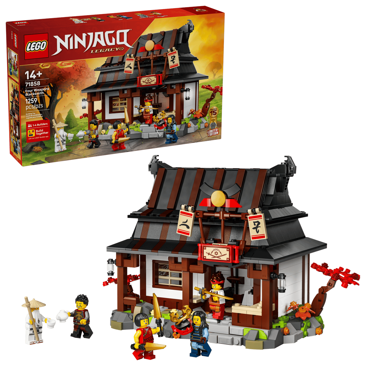 LEGO Ninjago Legacy - Four Weapons Blacksmith 15th Anniversary - 71858