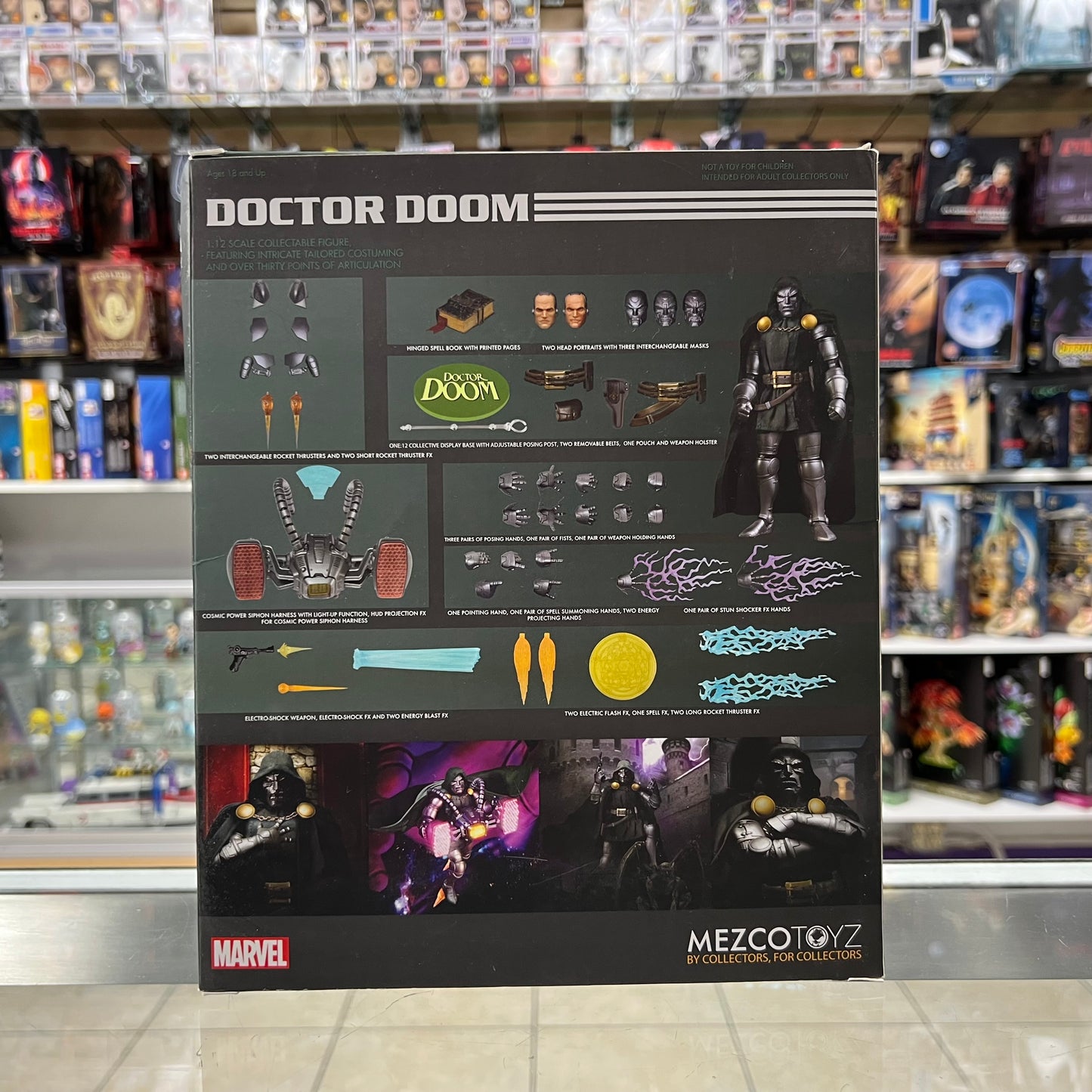 Mezco One:12 Collective - Doctor Doom (OPEN BOX)