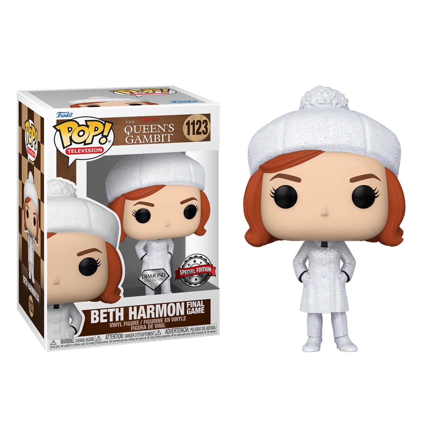 Funko Pop! Television - The Queen's Gambit - Beth Harmon Final Game - Diamond Collection - 1123