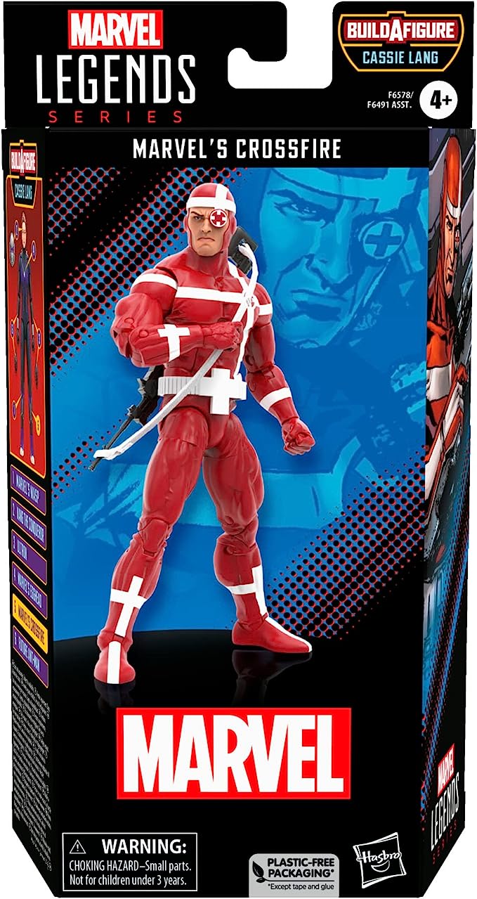 Marvel Legends Series Crossfire, Comics Collectible 6-Inch Action Figure
