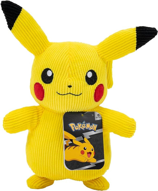 Pokémon - Select 8" Plush (Corduroy Pikachu) - Jazwares