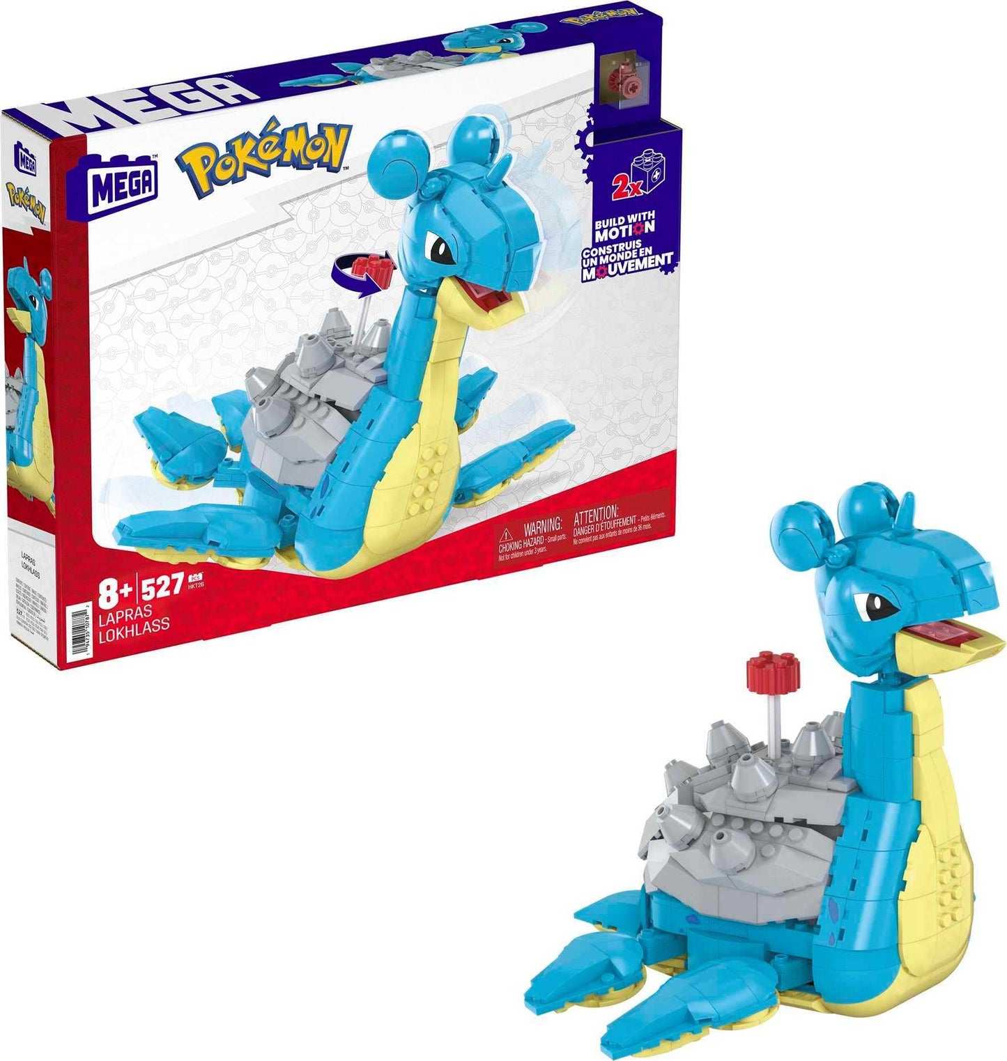 Pokémon Mega Construx Wonder Builder Motion Lapras