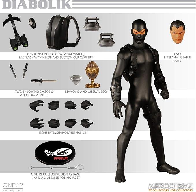 Mezco One:12 Collective - Diabolik One:12 Collective Diabolik