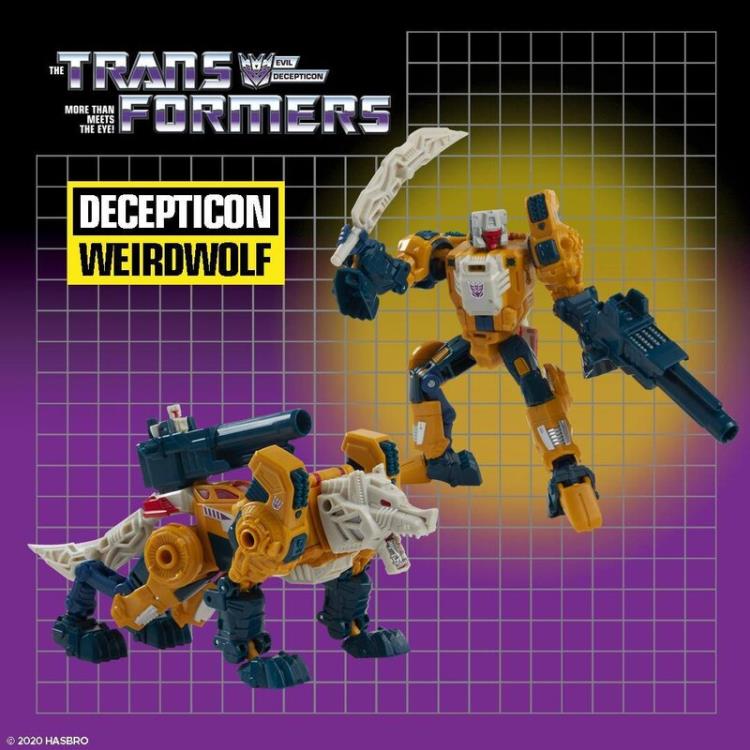 Transformers G1 Reissue - Headmaster Weirdwolf with Monxo - 2020