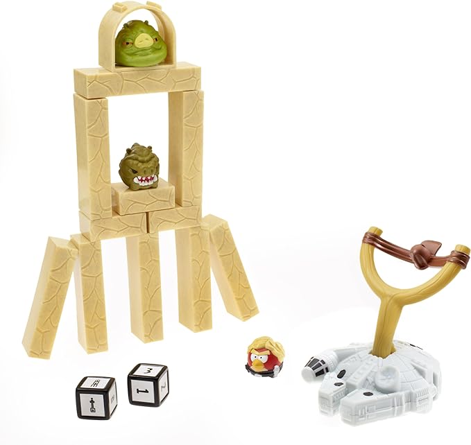 Hasbro - Angry Birds - Star Wars - Jenga - Tatooine Battle Game