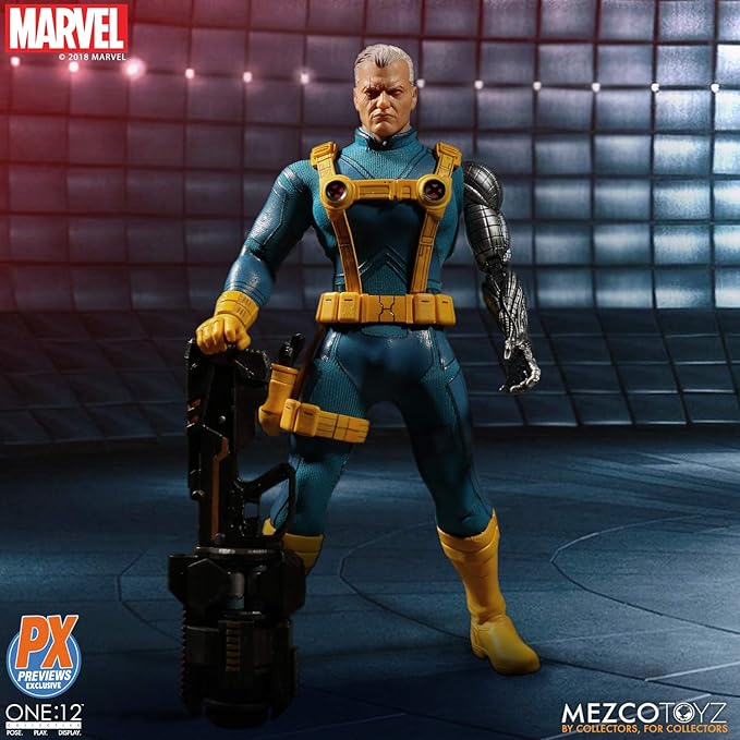 Mezco One: 12 Collective: Marvel Cable (X-Men Version) Action Figure - PX Exclusive