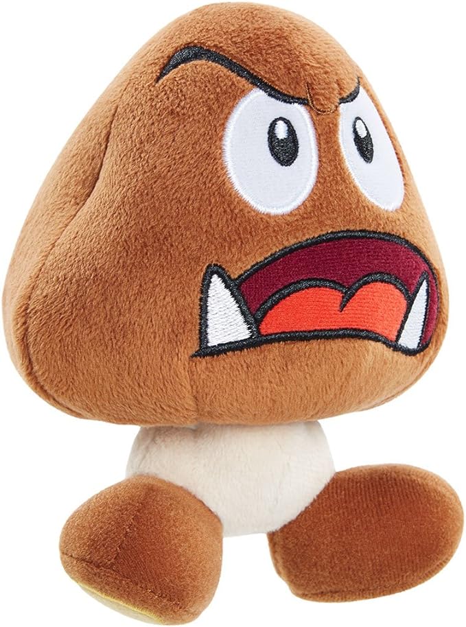 World of Nintendo Super Mario Goomba 6-Inch Plush [Open Mouth]