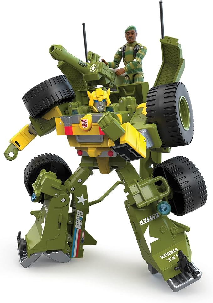 Transformers x GI Joe - Bumblebee A.W.E Striker & Lonzo "Stalker" Wilkinson Deluxe Action Figure