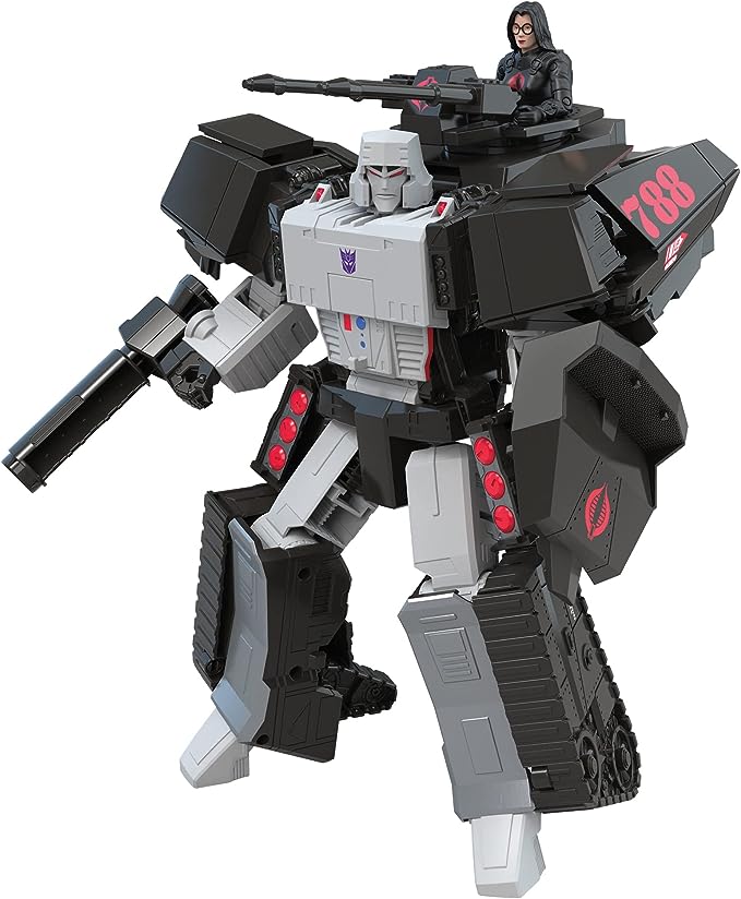 Transformers Generations Collaborative: G.I. Joe Mash-Up, Megatron H.I.S.S. Tank with Cobra Baroness Figure