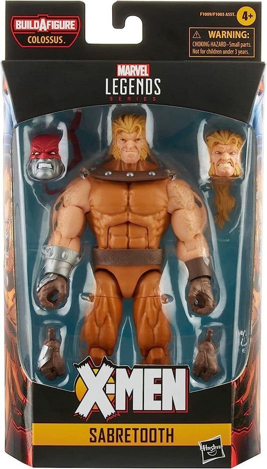 Marvel Legends Series 6-inch Scale Action Toy Sabretooth - Colossus Wave