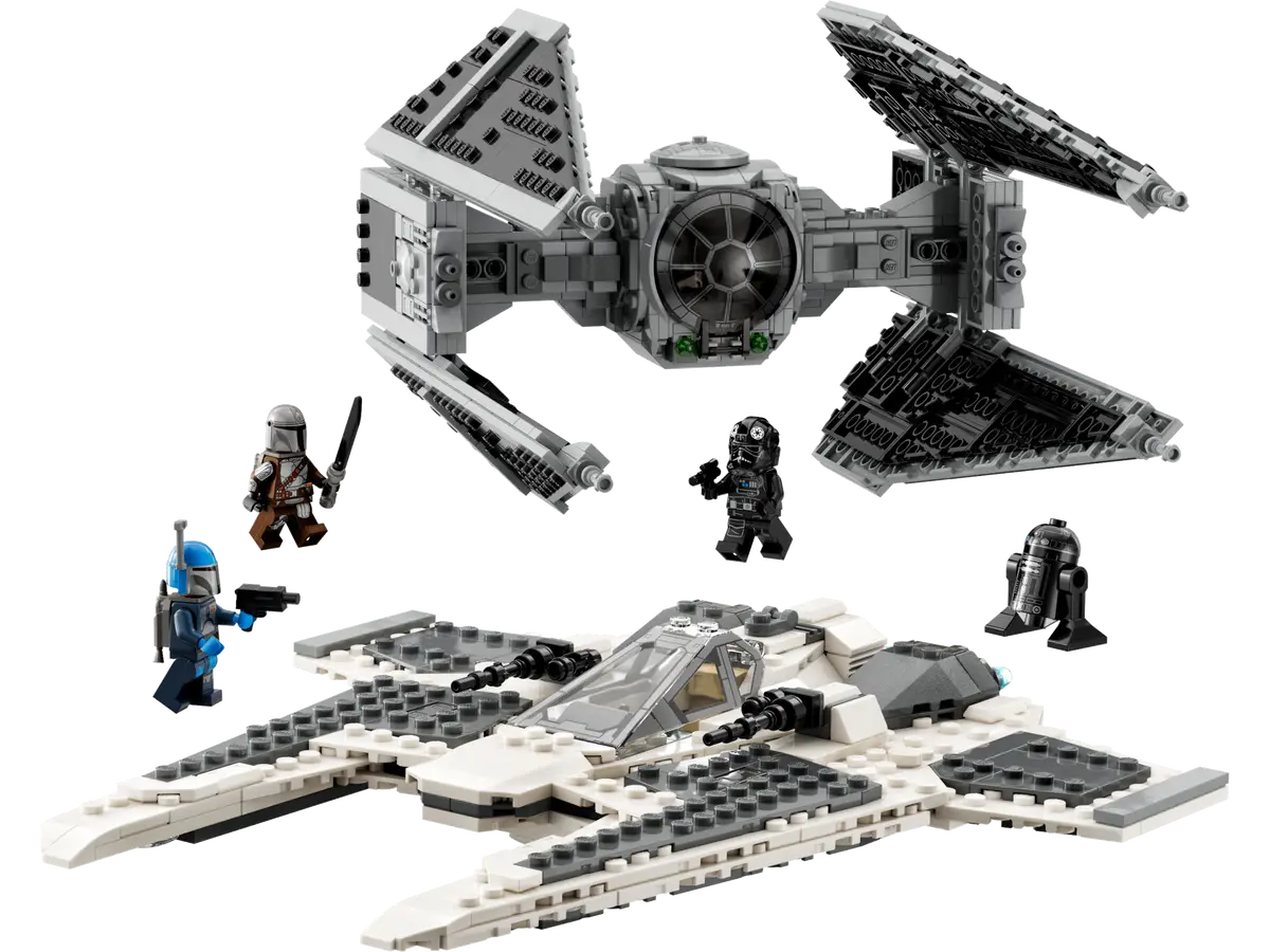 LEGO - Star Wars - Mandalorian Fang Fighter vs. TIE Interceptor™ - 75348