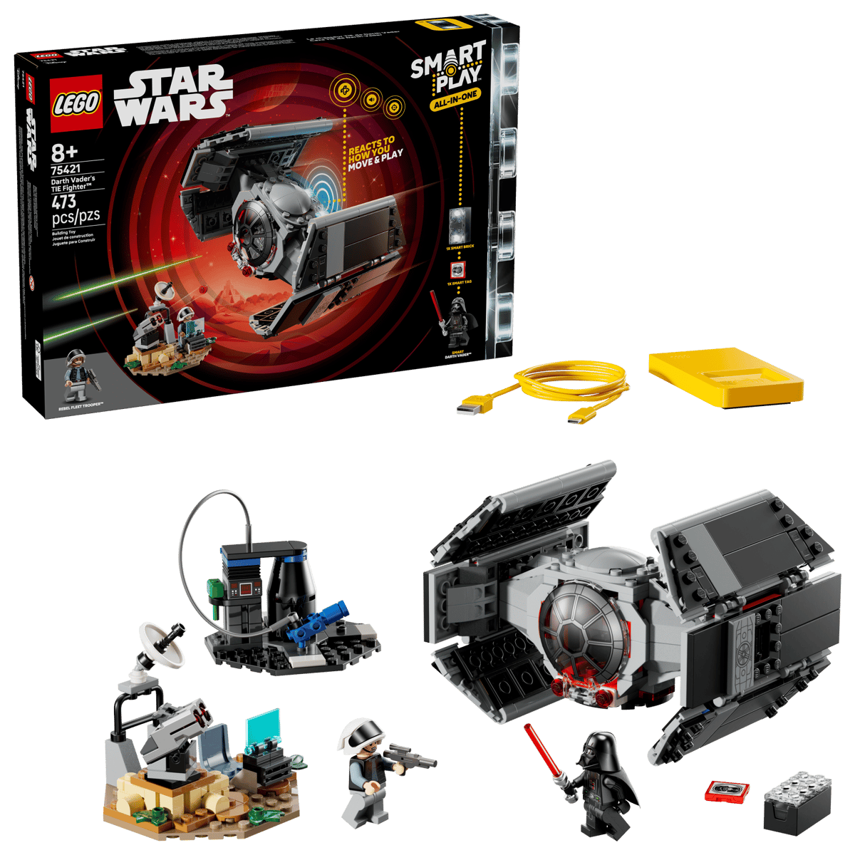 LEGO Star Wars - SMART Play™: Darth Vader's TIE Fighter™ - 75421