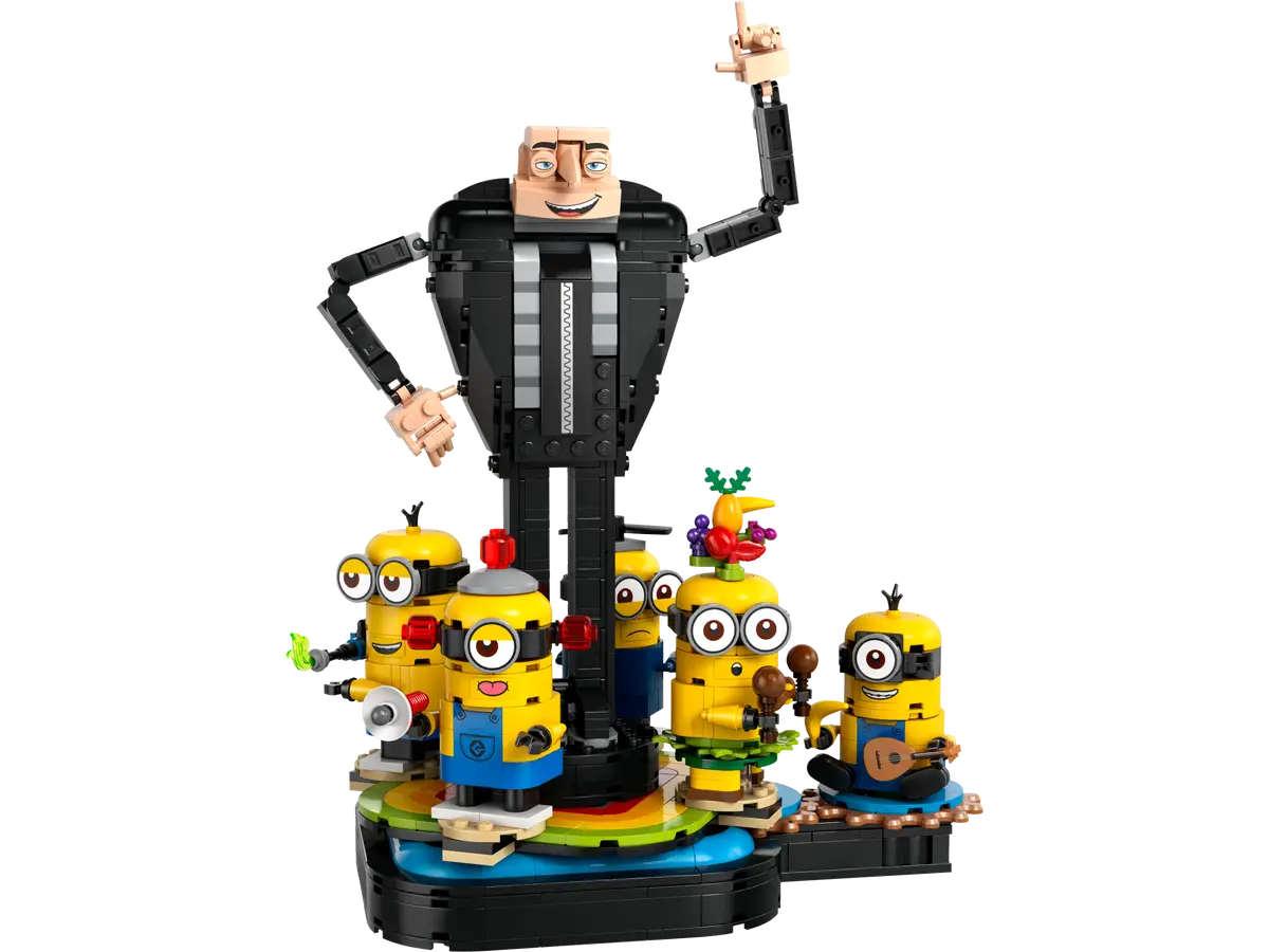 LEGO - DESPICABLE ME 4 - Brick-Built Gru and Minions - 75582