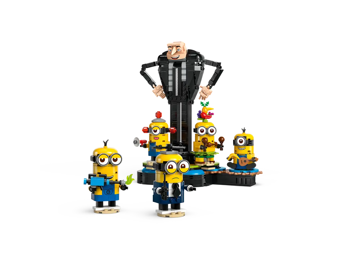 LEGO - DESPICABLE ME 4 - Brick-Built Gru and Minions - 75582