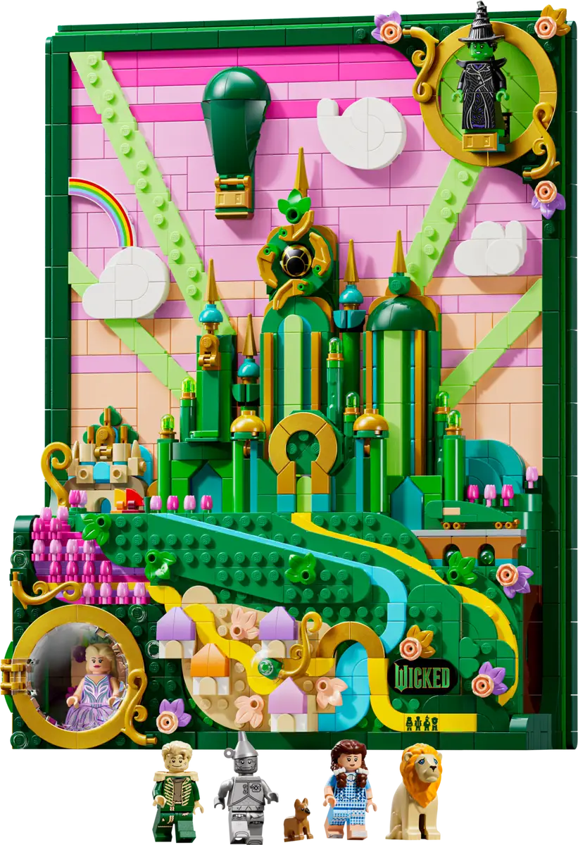 LEGO The Wicked - Emerald City Wall Art - 75685