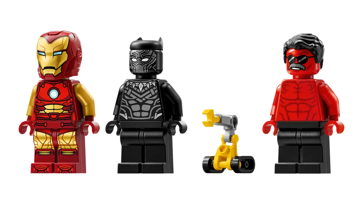 LEGO Marvel - Iron Man Car & Black Panther vs. Red Hulk - 76310