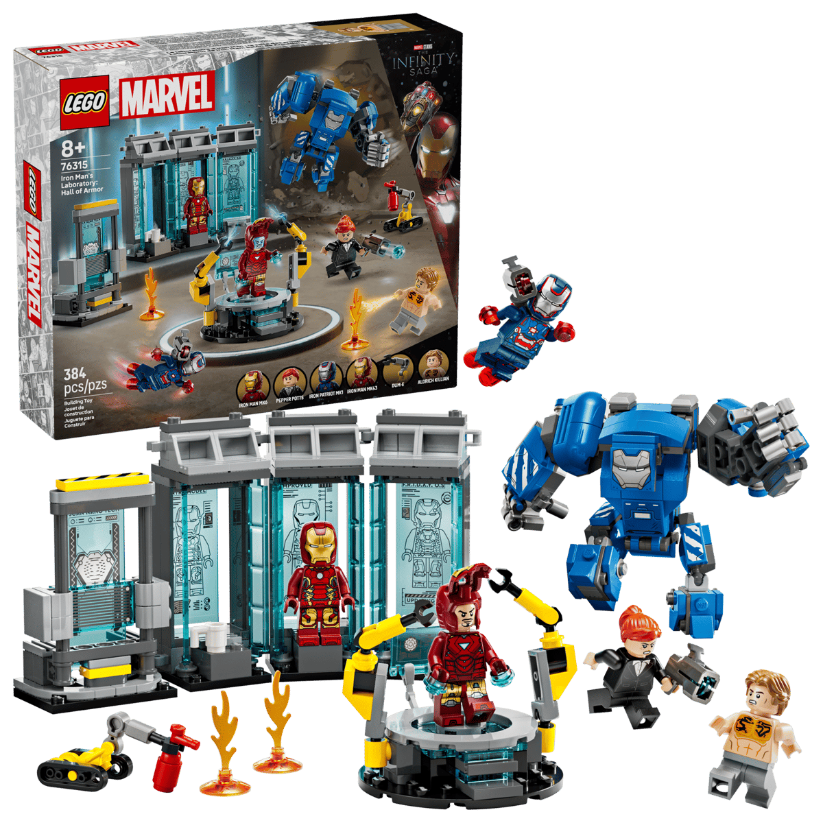 LEGO Marvel - Iron Man's Laboratory: Hall of Armor - 76315