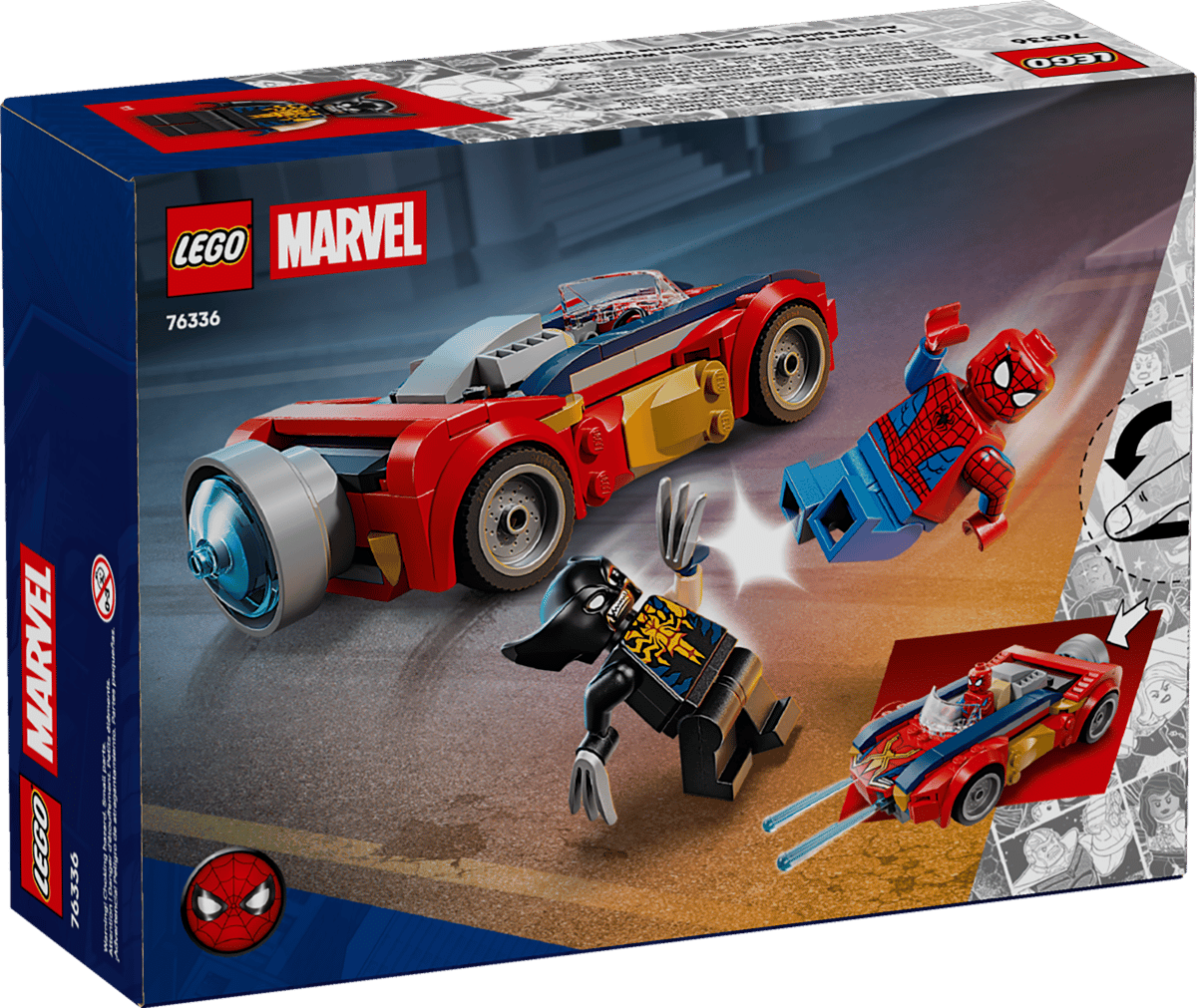 LEGO Marvel - Spider-Man Car vs. Venomized Wolverine - 76336