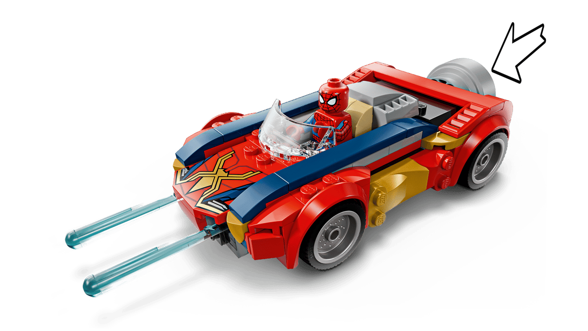 LEGO Marvel - Spider-Man Car vs. Venomized Wolverine - 76336