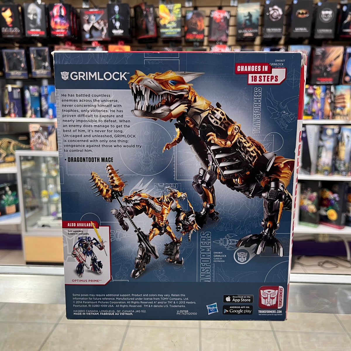 Transformers: Age of Extinction - Grimlock - Leader Class - 2013 *SEE PHOTOS*