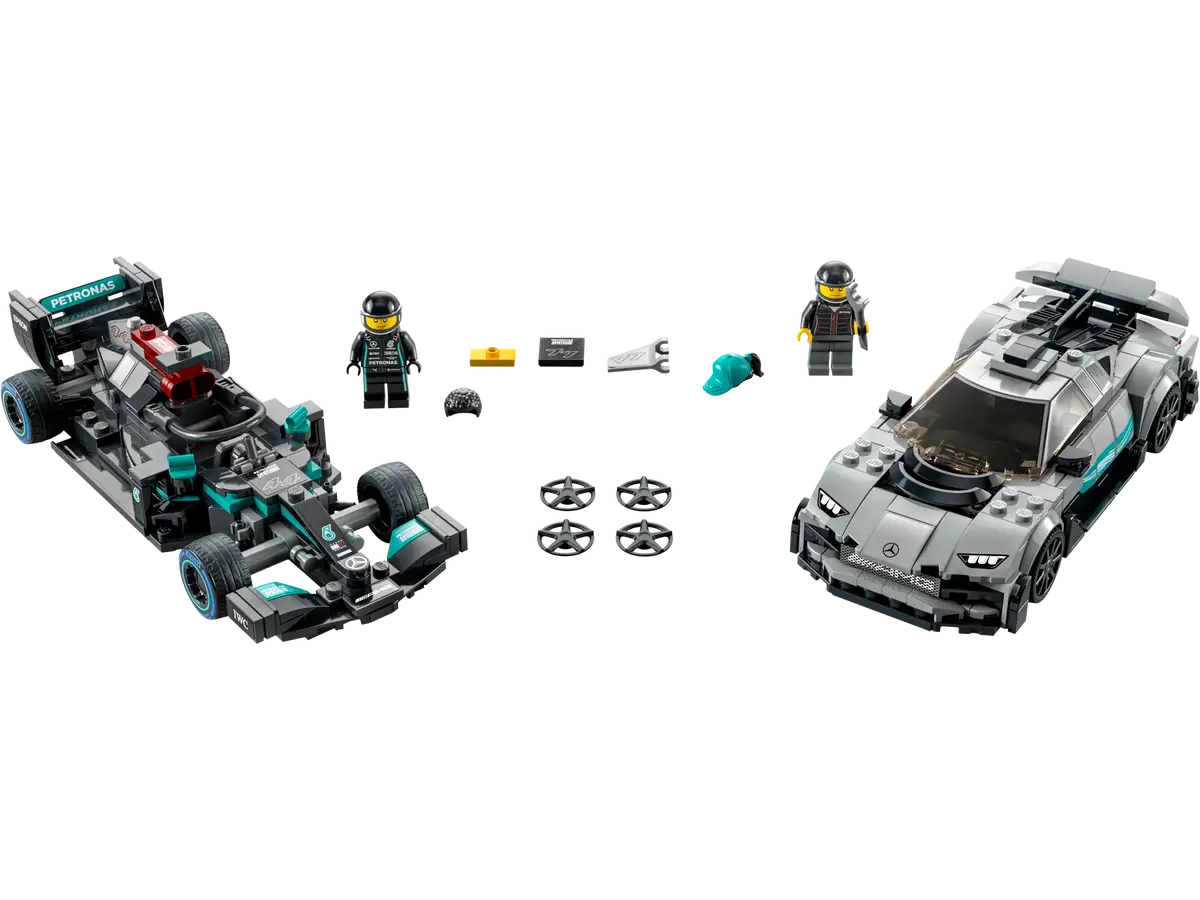 LEGO - Technic - Speed Champions - Mercedes-AMG F1 W12 E Performance & Mercedes-AMG Project One - 76909