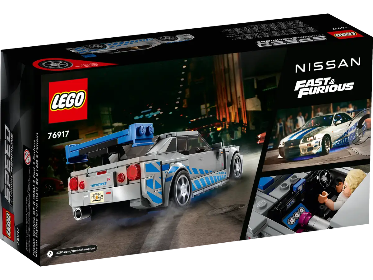 LEGO Speed Champions - 2 Fast 2 Furious Nissan Skyline GT-R (R34) - 76917