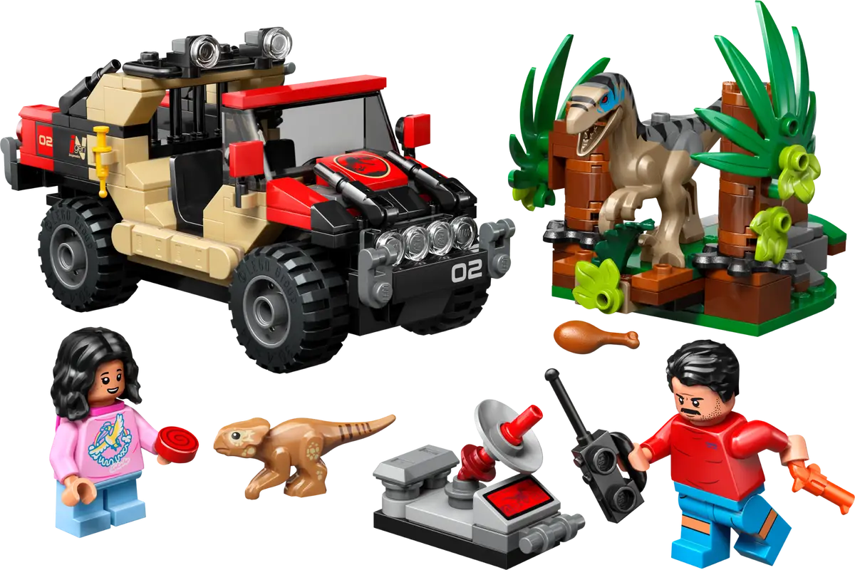 LEGO JURASSIC WORLD - Raptor Off-Road Escape - 76972