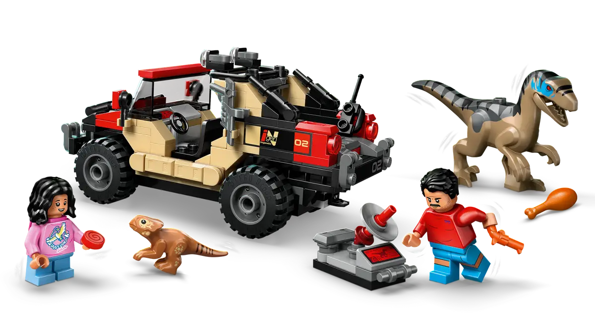 LEGO JURASSIC WORLD - Raptor Off-Road Escape - 76972