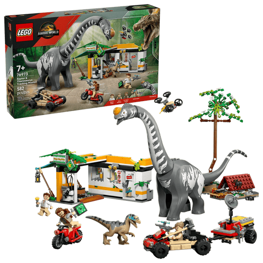 LEGO Jurassic World - Raptor & Titanosaurus Tracking Mission - 76973