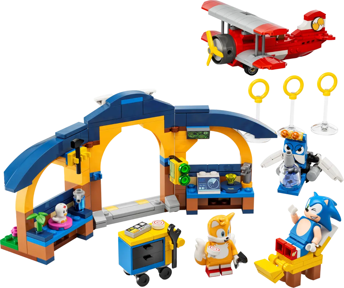 LEGO - Sonic The Hedgehog - Tails' Workshop and Tornado Plane - 76991