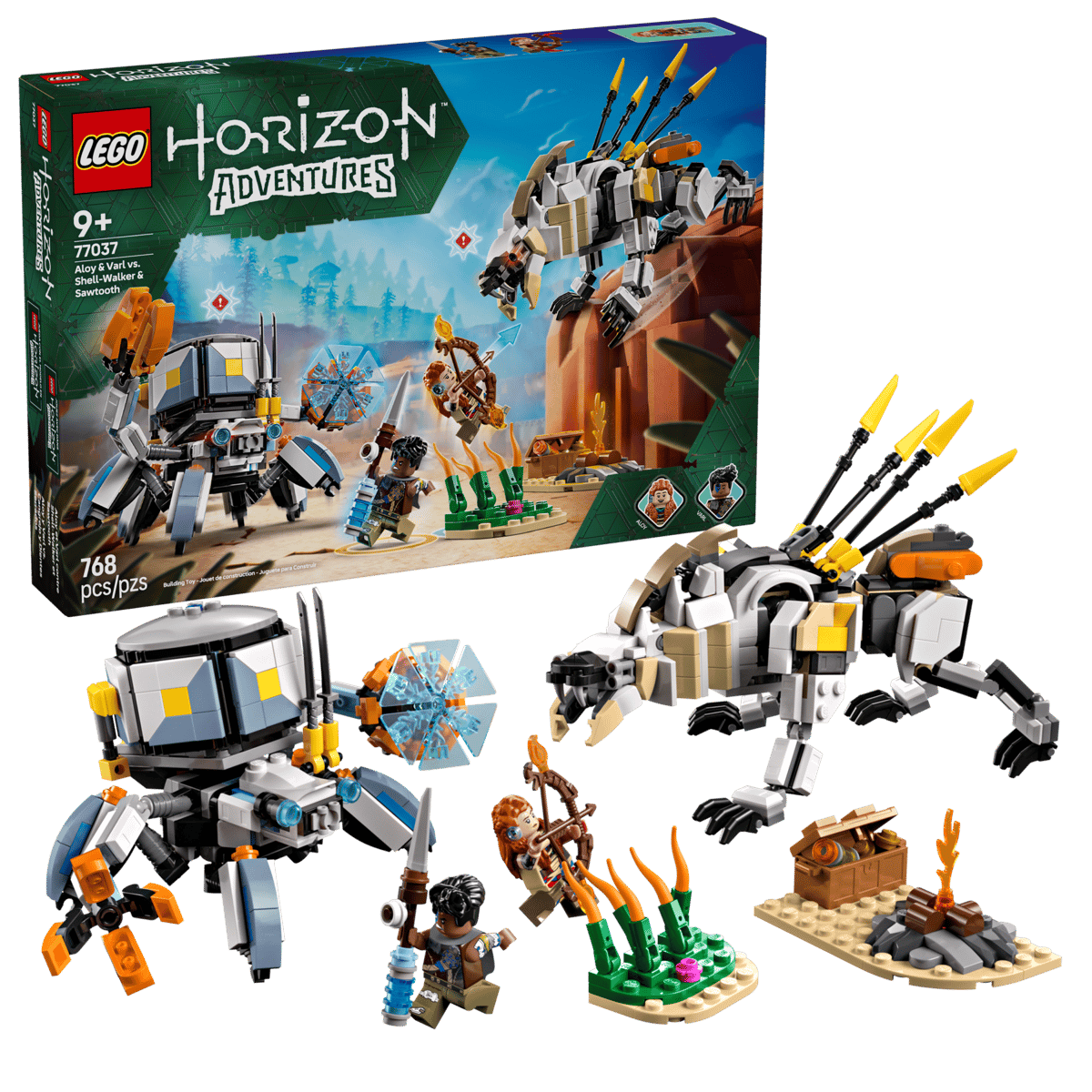 LEGO Horizon Adventure - Aloy & Varl vs. Shell-Walker & Sawtooth - 77037