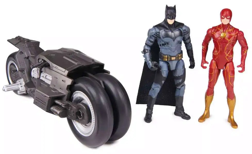 The Flash - Batcycle Playset  (with Batman & Flash Action Figures) - Target Exclusive
