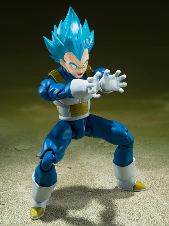 Tamashii Nations S.H.Figuarts Dragon Ball Super Super Saiyan God Super Saiyan Vegeta (Unwavering Saiyan Pride) 5.31-in Action Figure