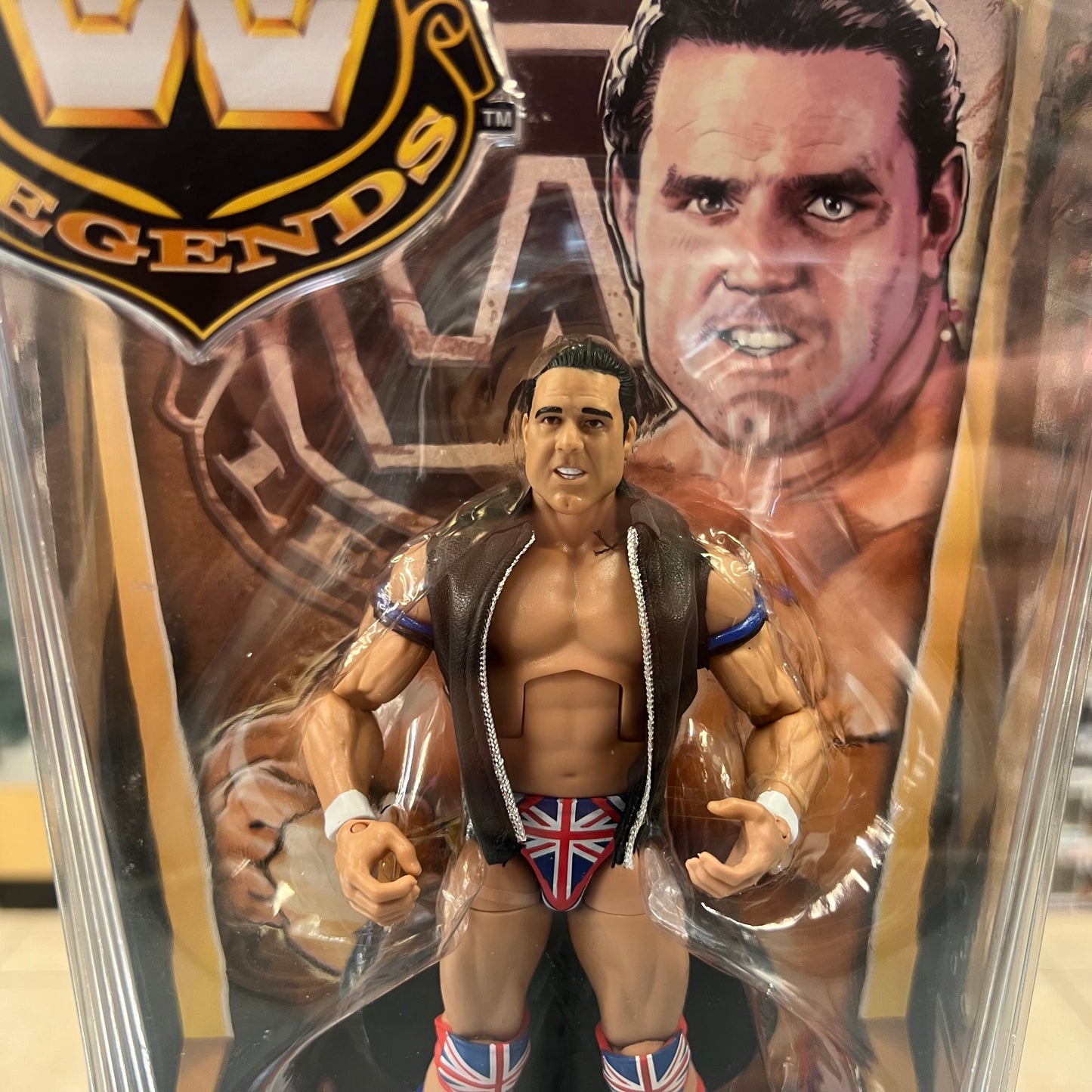 WWE WRESTLING LEGENDS - "BRITISH BULLDOG" DAVEY BOY SMITH - SERIES 3 - 2010