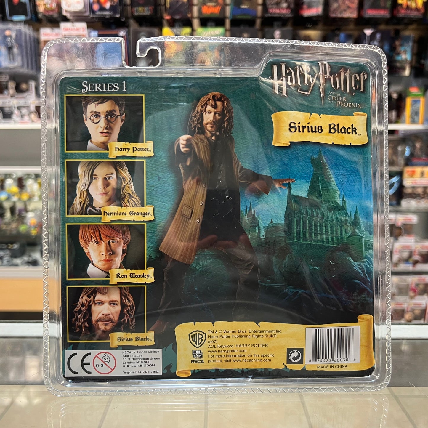 NECA - Sirius Black with Wand & Base - Harry Potter and the Order of the Phoenix - Series 1 - 2007